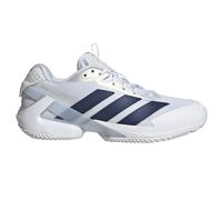 Scarpe da tennis da donna Adidas Adizero Ubersonic 5 W Clay - cloud white/dark blue/crystal sky - Bianco (41 1/3)