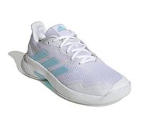 Scarpe da tennis da donna Adidas CourtJam Control W Carpet - cloud white/bliss blue/cloud white - Bianco (42)