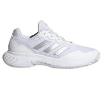 Scarpe da tennis da donna Adidas GameCourt 2 W - cloud white/silver metallic/cloud white - Bianco (38 2/3)
