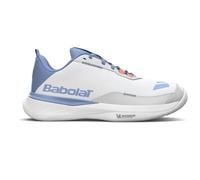 Scarpe da tennis da donna Babolat SFX Evo All Court - white/forever blue - Bianco (38)