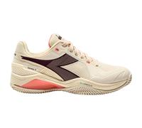 Scarpe da tennis da donna Diadora Blushield Torneo 3 Clay - whisper wh/maroon ban/des - Beige (38)