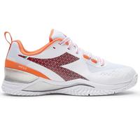 Scarpe da tennis da donna Diadora Blushield Torneo W AG - white/fiery red - Bianco (38)