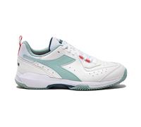 Scarpe da tennis da donna Diadora S.Challenge 5 Sl Clay - white/surf spray/legion blue - Bianco (40,5)