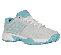 Scarpe da tennis da donna K-Swiss Hypercourt Express 2 HB - brilliant white/angel blue/sheer lilac - Bianco, Grigio (39,5)