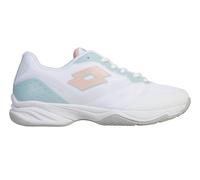 Scarpe da tennis da donna Lotto Mirage 400 ALR - all white/peach melba/surf spray green - Bianco (41)