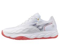 Scarpe da tennis da donna Mizuno Wave Enforce Court AC - white/blue granite/calypso core - Bianco (41)