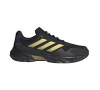 Scarpe da tennis da uomo Adidas CourtJam Control 3 - core black/gold metallic/core black - Nero (42 2/3)