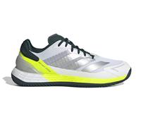 adidas Defiant Speed 2 Clay Tenis Shoes, Scarpe da Tennis Uomo, Ftwr White/Aurora Ivy/Ftwr White, 41 1/3 EU