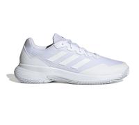 Scarpe da tennis da uomo Adidas GameCourt 2 M - cloud white/matte silver - Bianco (48 2/3)