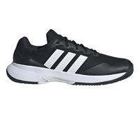 Scarpe da tennis da uomo Adidas GameCourt 2 M - core black/cloud white/silver metallic - Nero (42)