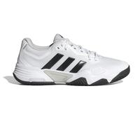 adidas Uomo Solematch Control 2 Tennis Shoes, Ftwr White/Black Blue Met./Silver Met., 43 1/3 EU