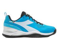 Scarpe da tennis da uomo Diadora Blushield Torneo AG - blue jewel/white/black - Blu (46)