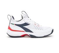 Scarpe da tennis da uomo Diadora Finale AG - white/blue corsair/fiery red - Bianco (42,5)