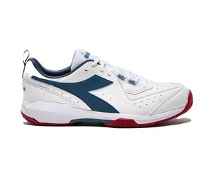 Scarpe da tennis da uomo Diadora S.Challenge 5 Sl Clay - white/oceanview/salsa - Bianco (44)