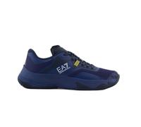 Scarpe da tennis da uomo EA7 Unisex Woven Sneaker - deep cobalt/sky captain/yellow - Blu (44)