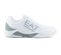 Scarpe da tennis da uomo EA7 Unisex Woven Sneaker - white/abyss - Bianco (42 2/3)