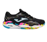 Joma Pádel Sneaker Smash, 37-47 - Suola Reactive Ball Che assorbe Gli impatti ed Evita torsioni nelle articolazioni, Nero/Multicolore, 44.5 EU