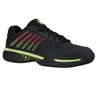 Scarpe da tennis da uomo K-Swiss Hypercourt Express 2 Clay - black/soft neon green/neon lava - Nero (41,5)