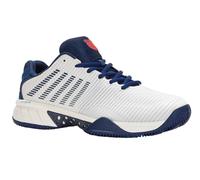 Scarpe da tennis da uomo K-Swiss Hypercourt Express 2 HB - blanc de blanc/blue opal/lollipop - Bianco (41,5)