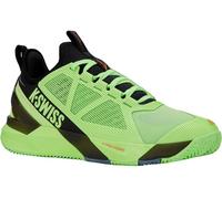 K-Swiss K-Frame Speed RUBLO Clay Scarpe da Tennis da Uomo, Verde Fluo/Nero/Lava Fluo, 40