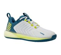 Scarpe da tennis da uomo K-Swiss Ultrashot 3 - brilliant white/celestial/evening primrose - Giallo, Blu, Bianco (44)