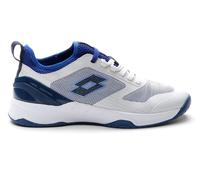 Scarpe da tennis da uomo Lotto Mirage 200 SPD - all white/blue 295c/royal gem - Bianco (44)