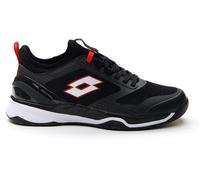 Scarpe da tennis da uomo Lotto Mirage 200 Speed - all black/all white/flame red - Nero (43,5)