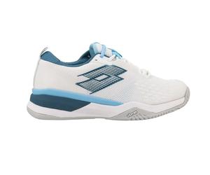 Scarpe da tennis da uomo Lotto Raptor Hyperpulse 100 III SPD - all white/mallard blue/clear sky - Bianco (47)
