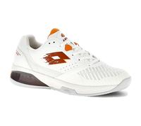 Scarpe da tennis da uomo Lotto Raptor Hyperpulse 300 Clay All White/Etruscan Red EUR 44