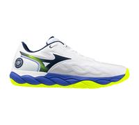 Scarpe da tennis da uomo Mizuno Wave Enforce Court AC White/Dazzling Blue/Lightning EUR 41