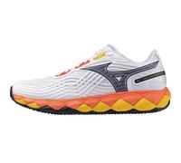 Scarpe da tennis da uomo Mizuno Wave Enforce Tour 2 CC - white/fiery coal 2/citrus - Bianco (42)