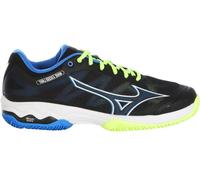 Scarpe da tennis da uomo Mizuno Wave Exceed Light 5 CC - black/neo lime/supersonic - Verde, Nero (44)