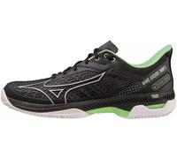 Scarpe da tennis da uomo Mizuno Wave Exceed Tour 5 AC - black/silver/techgreen - Nero (44)