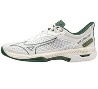 Scarpe da tennis da uomo Mizuno Wave Exceed Tour 5 AC - white/pineneedle/papyrus - Bianco (45)