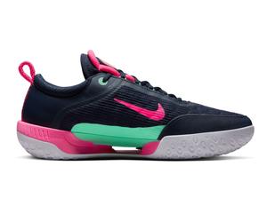 Scarpe da tennis da uomo Nike Zoom Court NXT - obsidian/green glow/white/hyper pink - Blu (47,5)