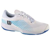 Scarpe da tennis da uomo Wilson Kaos Swift 1.5 Clay - white/blue atoll/lapis blue - Blu, Bianco, Turchese (46 2/3)