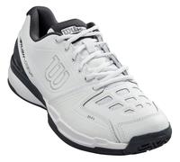 Wilson Rush Comp LTR, Tennis Shoe Unisex-Adulto, White/White/Ebony, 46 2/3 EU