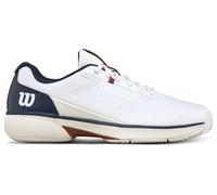 Scarpe da tennis da uomo Wilson Rush Lite 5 Clay - white/navy blazer/tofu - Bianco (40 2/3)