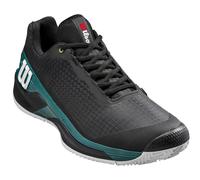 Scarpe da tennis da uomo Wilson Rush Pro 4.0 Blade Clay - black/black/deep teal - Nero, Turchese (46 2/3)