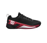 Wilson Rush PRO 4.5, Scarpa da Tennis Uomo, Black/Infrared/White, 40 2/3 EU