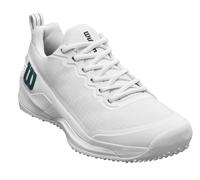 Scarpe da tennis da uomo Wilson Rush Pro 4.5 Grass - white/white/aventurine - Bianco (42)