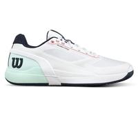 Scarpe da tennis da uomo Wilson Rush Pro 5 Clay - white/bay/fiery cor - Bianco (42 2/3)