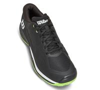 Scarpe da tennis da uomo Wilson Rush Pro Ace Clay TP - black/green/white - Nero (40)