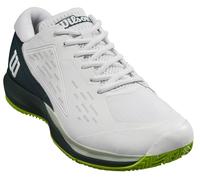 Scarpe da tennis da uomo Wilson Rush Pro Ace Clay - white/ponderosa/jas green - Bianco (40 2/3)