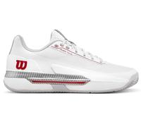 Scarpe da tennis da uomo Wilson Rush Tour 5 - bright white/wilson red - Bianco (47 1/3)