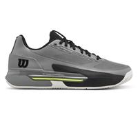 Scarpe da tennis da uomo Wilson Rush Tour 5 - titanium/black/safety yellow - Grigio (42)