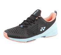 Scarpe da tennis da uomo Yonex Power Cushion Sonicage 3 Clay - black/sky blue - Turchese, Nero (44)