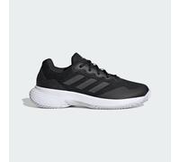 adidas Gamecourt 2.0 Tennis Shoes, Scarpe da Tennis Donna, Core Black/Core Black/Silver Met, 44 2/3 EU