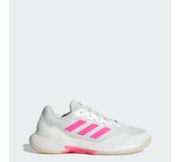 adidas Gamecourt 2.0 Tennis Shoes, Scarpe da Tennis Donna, Core White Lucid Pink Core Black, 39 1/3 EU