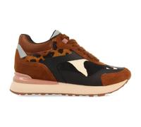 Scarpe da Tennis in Pelle con Stampa Leopardo Ulster